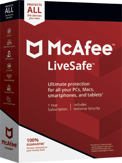 McAfee LiveSafe Discount Coupon